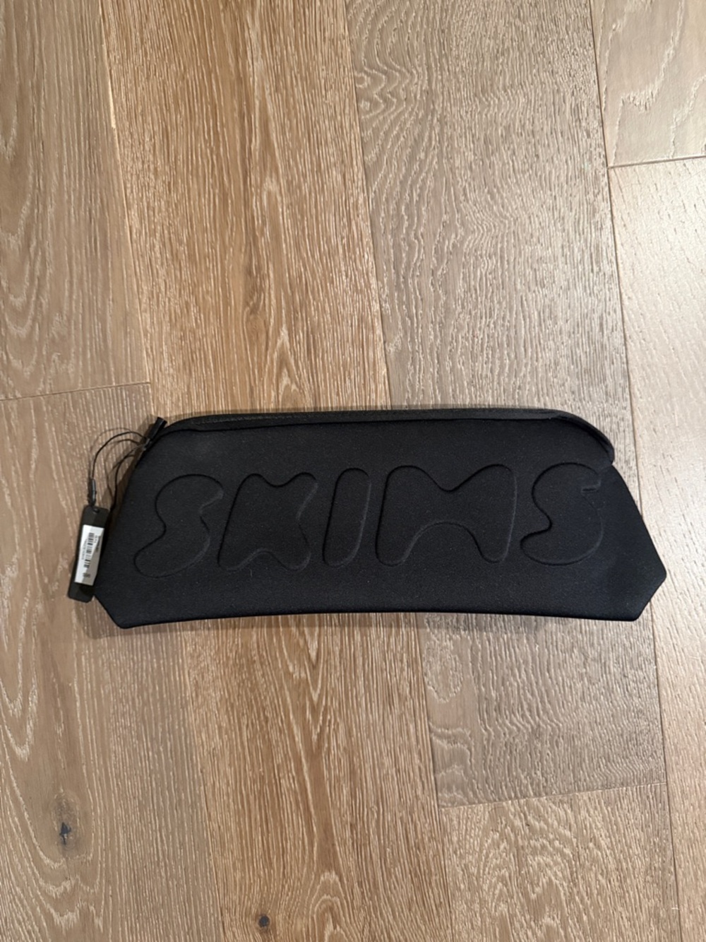 SKIMS black makeup bag. NWT.